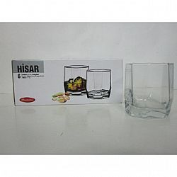 Склянка для віскі 330мл 6шт Hisar 42855