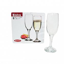 Келих для шампанського Pasabahce 190мл 6шт Bistro 44419