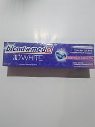 Зубная паста  БАМ 3 D свежесть прохлады 100 мл
