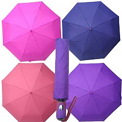 901 Жіноча парасолька Star Rain напівавтомат, 9 спиць, однотонні кольорові