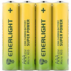 Батарейка ENERLIGHT SUPER POWER R3 сольовi 4шт п/у