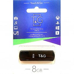 Флешка T&G 011 8GB Classic series.чорний пластик на блiстерi, гарантiя 1 рiк