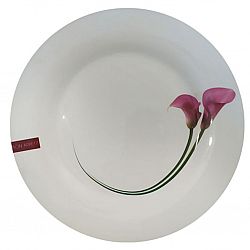 Тарілка керамічна підставна обідня 10,5" 26,7см "Кала пурпурна"