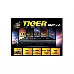 Т2 ресивер+супутниковий тюнер TIGER COMBO T2/S2