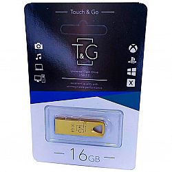 Флешка T&G 117 16GB Metall series.GOLD метал на блiстерi, гарантiя 1рiк