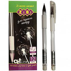 Ручка гелева "ZIBI" БІЛА для кольорового паперу 0,7мм