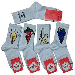 UEC004 Stuolio Socks Шкарпетки чоловічі х/б білі р.36-40 (ціна за 10шт)