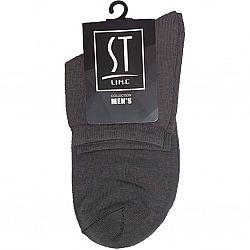 MДС-001 Шкарпетки чоловічі STLINE х/б сірі р.29 (ціна за 10шт)