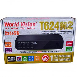 Т2 ресивер тюнер Т2 World Vision T624 M2+IPTV