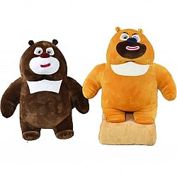 Плед іграшка Ведмідь коричневий 1,5 * 1,1