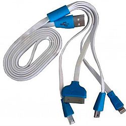 USB-шнур/зарядний кабель УНIВЕРСАЛЬНИЙ (4в1)