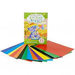 Набір картона+кольоровий папір(одностороннiй) А4 14арк (7+7) по 7 кольорів,230г/м2