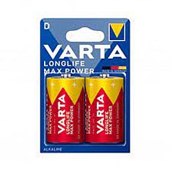 Батарейка VARTA MAX T./LONGLIFE MAX POWER R20 лужнi 2шт блiстер