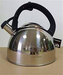 Чайник зі свистком HOLMER з нержав. сталі, на 2,5л METALL WK- 1425-BSSS