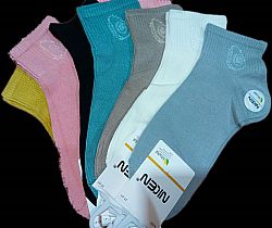 062-1 Шкарпетки жін. NICEN х/б кор. р.37-41 (ціна за 10шт)