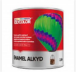 Емаль алкiдна економ "POLICOLOR" ПФ-115 2,8кг чорна