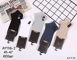AY116-2 Шкарпетки чоловічі Корона х/б кор.р.41-47 мікс (ціна за 10шт)