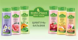 Шампунь бальзам Herb`s Planet 2в1 «Жасмин та протеїни молока» 500мл