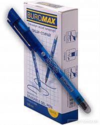 РУЧКА BUROMAX «ПИШЕ-СТИРАЄ»СИНЯ Erase Slim 0.5мм