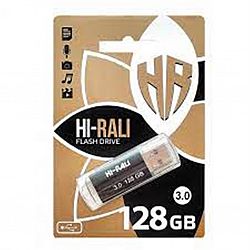 Флешка HI-Rali 128GB Rocket series.чорний на блiстерi, гарантiя 1 рiк