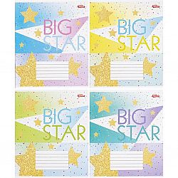 Зошит учнів В5 "Мрії збуваються" 12арк.лінія "Big STAR" 3360 20шт