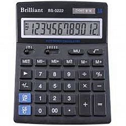Калькулятор настільний BRILLIANT BS-0222, 12 разрядів 14*17.6*4,5см