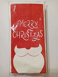 Серветка 330*340 мм, біла, з малюнком, двошарова, Meri Christmas, 25 шт.