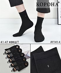 AY-141-4 Шкарпетки чоловічі Корона кор. х/б .р.41-47 мікс (ціна за 10шт)